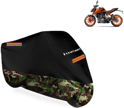 Horseyaart Waterproof Two Wheeler Cover for KTM(200 Duke BS6, Multicolor)