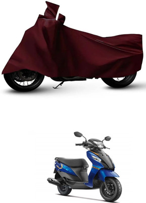 ZEDTEEK Waterproof Two Wheeler Cover for Suzuki(Let's, Maroon)