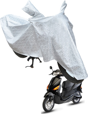 RiderShine Waterproof Two Wheeler Cover for Hero(Electric Optima Plus BS6, Silver)