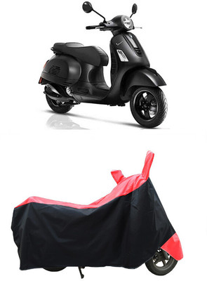 Coxtor Waterproof Two Wheeler Cover for Vespa(Notte 125, Red)