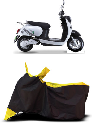 VESMEI Two Wheeler Cover for Evolet(Pony BS6, Yellow)