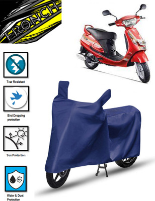 FRONCH Waterproof Two Wheeler Cover for Mahindra(Duro DZ, Blue)