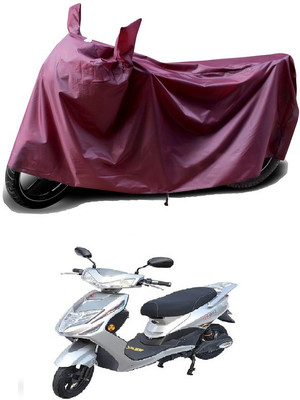 THE REAL ARV Waterproof Two Wheeler Cover for Avon(E Lite, Maroon)