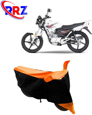 RRZ Waterproof Two Wheeler Cover for Yamaha(Libero G5, Black, Orange)