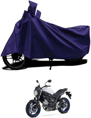 DeepShakshi AUTOMOTIVE Two Wheeler Cover for Suzuki(SV 650, Blue)