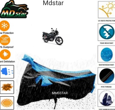 MMSSTAR Waterproof Two Wheeler Cover for Mahindra(Centuro, Blue)