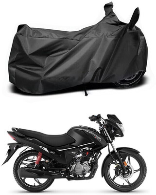DeepShakshi AUTOMOTIVE Two Wheeler Cover for Hero(Glamour BS6, Black)