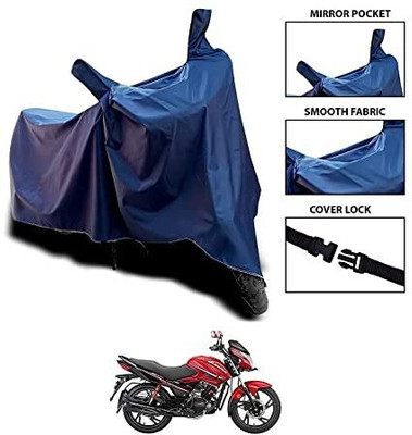 MMSSTAR Waterproof Two Wheeler Cover for Hero(Glamour i3s, Blue)