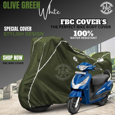 AUTOCAD Waterproof Two Wheeler Cover for Hero(Destini 125, Green)