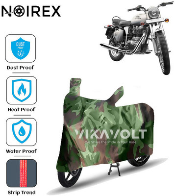 NOIREX Waterproof Two Wheeler Cover for Royal Enfield(Bullet 350, Green)