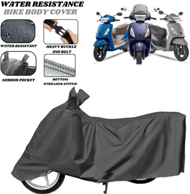 SRP PRODUCT Waterproof Two Wheeler Cover for TVS(Jupiter 125, Grey)