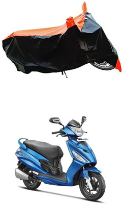 VESMEI Two Wheeler Cover for Hero(Motocorp Maestro Electric, Orange)