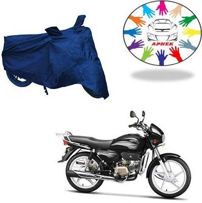 DeepShakshi AUTOMOTIVE Waterproof Two Wheeler Cover for Hero(Splendor Plus, Blue)