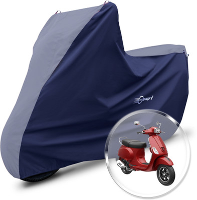 Neodrift Two Wheeler Cover for Vespa(Vespa SXL 125, Grey, Blue)