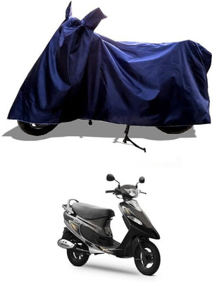 KEDIT Two Wheeler Cover for TVS(Scooty Pep+, Blue)