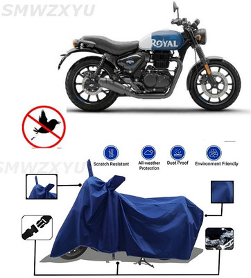 smwzxyu Two Wheeler Cover for Royal Enfield(Blue)