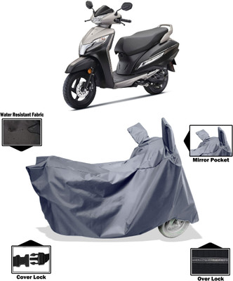 Amexride Two Wheeler Cover for Honda(Activa 125, Grey)
