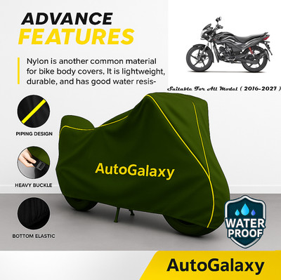 AutoGalaxy Waterproof Two Wheeler Cover for Hero(Passion Xpro, Green)