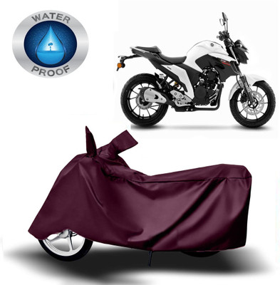 DeepShakshi AUTOMOTIVE Waterproof Two Wheeler Cover for Yamaha(FZ 25, Maroon)