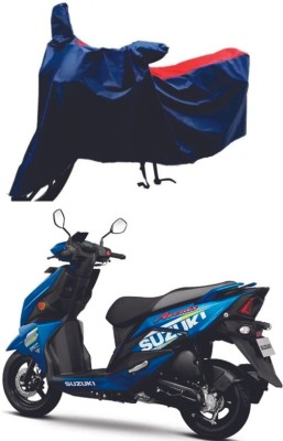 OliverX Waterproof Two Wheeler Cover for Suzuki(Avenis 125, Red, Blue)