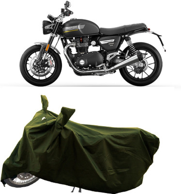 GROFATIK Two Wheeler Cover for Triumph(Speed Twin, Green)