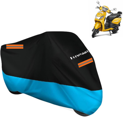 Horseyaart Waterproof Two Wheeler Cover for Hero(Pleasure Plus, Blue)