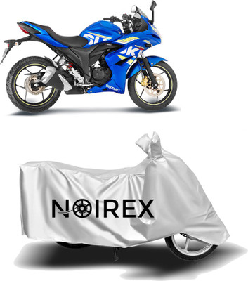 NOIREX Two Wheeler Cover for Suzuki(Gixxer SF, Silver)