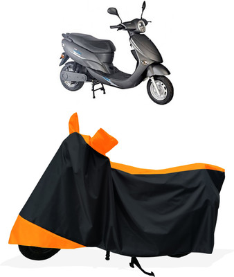 Tricway Two Wheeler Cover for Avon(E Star, Orange)