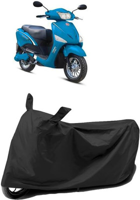 KEDIT Two Wheeler Cover for Ampere(Magnus BS6, Black)