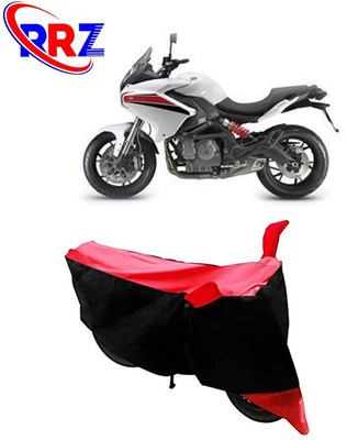RRZ Waterproof Two Wheeler Cover for Benelli(TNT 600 GT, Black, Red)