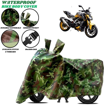SRP PRODUCT Waterproof Two Wheeler Cover for TVS(Apache RR 310, Green)