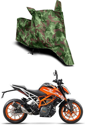 Furious3D Two Wheeler Cover for KTM(390 Duke, Multicolor)