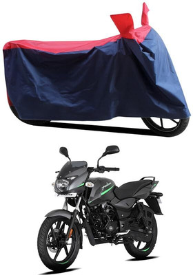 KEDIT Two Wheeler Cover for Bajaj(Pulsar 125 Neon, Red, Blue)