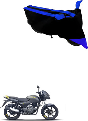 WXR Waterproof Two Wheeler Cover for Bajaj(Pulsar NS 200, Black, Blue)