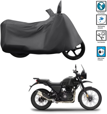 PAGORA Waterproof Two Wheeler Cover for Royal Enfield(Himalayan, Grey)