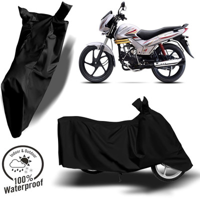 Autoinnovation Waterproof Two Wheeler Cover for Mahindra(Centuro, Black)