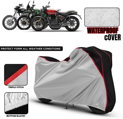 xodi Waterproof Two Wheeler Cover for Royal Enfield(Bullet, Silver, Black, Red)