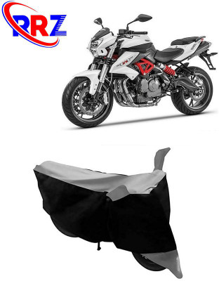 RRZ Waterproof Two Wheeler Cover for Benelli(TNT 600i, Black, Grey)