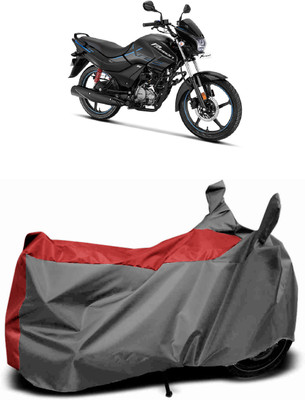 MMSSTAR Waterproof Two Wheeler Cover for Hero(Passion Pro TR, Red, Grey)