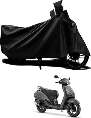 KEDIT Two Wheeler Cover for TVS(Jupiter, Black)