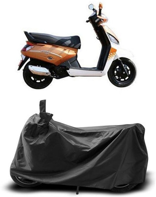 KEDIT Two Wheeler Cover for Mahindra(Gusto 125 BS6, Black)