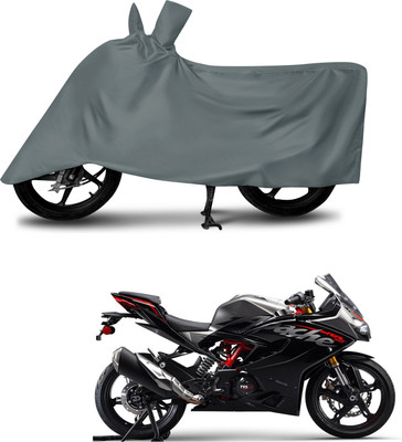 DeepShakshi AUTOMOTIVE Waterproof Two Wheeler Cover for TVS(Apache RR 310, Grey)