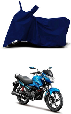 VESMEI Two Wheeler Cover for Hero(Glamour i3s BS6, Blue)