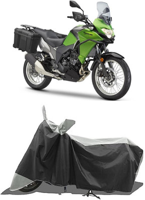 GROFATIK Two Wheeler Cover for Kawasaki(Versys X 300, Grey)