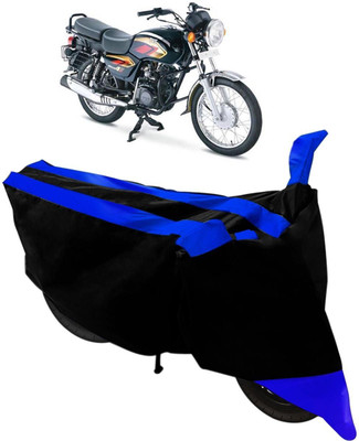 MMSSTAR Waterproof Two Wheeler Cover for TVS(Max 4R, Black, Blue)