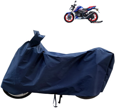 Horseyaart Waterproof Two Wheeler Cover for TVS(Apache RTR 165 RP, Blue)