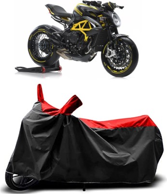 MMSSTAR Waterproof Two Wheeler Cover for MV Agusta(Dragster800 RR, Red)