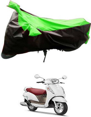 APNEK Waterproof Two Wheeler Cover for Suzuki(Green, Blue)