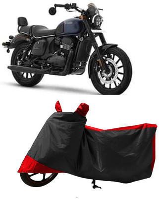GROFATIK Two Wheeler Cover for Yezdi(Roadster 650, Red)