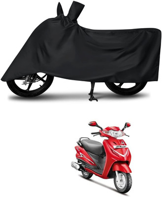 KEDIT Two Wheeler Cover for Hero(Duet LX 110CC, Black)